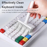 5 in 1 Soft Brush Keyboard Cleaner, Keyboard & Earbuds Cleaning Kit, Multi-Function Keyboard Brush & Earphone Tools
