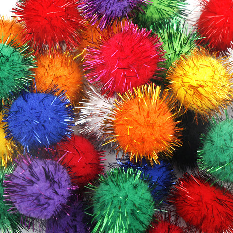500 Pack Mixed color 1 Inch Cat Sparkle Balls, Cat Glitter Balls, Balls, Interactive Ball Toys for Cat, Kitten, Puppy In Australia - Darrahopens