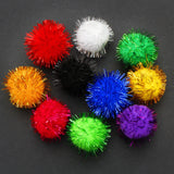 500 Pack Mixed color 1 Inch Cat Sparkle Balls, Cat Glitter Balls, Balls, Interactive Ball Toys for Cat, Kitten, Puppy In Australia - Darrahopens