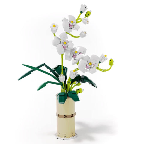 588 Pieces Flower Bouquet Building Kit Orchid Bonsai Building Blocks Set for Adults,Valentine's Day Birthday for Her