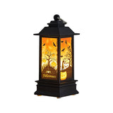 4 Pcs Halloween Decor Lantern,Portable LED Candle Lantern,Simulation Candle Flashing for Outdoor Indoor Halloween In Australia - Darrahopens