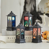 4 Pcs Halloween Decor Lantern,Portable LED Candle Lantern,Simulation Candle Flashing for Outdoor Indoor Halloween In Australia - Darrahopens