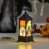 4 Pcs Halloween Decor Lantern,Portable LED Candle Lantern,Simulation Candle Flashing for Outdoor Indoor Halloween