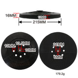 9 Inch 8Holes Backup Sanding Pad Hook and Loop Drywall Sander Backing Pad with 6mm Thread for Dustless Sanders Spare Parts