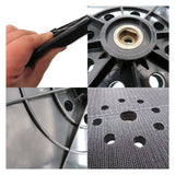 9 Inch 8Holes Backup Sanding Pad Hook and Loop Drywall Sander Backing Pad with 6mm Thread for Dustless Sanders Spare Parts