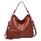 Bag Handbags and Purses for Women, PU Leather Large Tote Shoulder Crossbody Shoulder Bags Set 2pcs