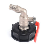 Tank Adapter, Tank Tap Adapter Water Storage Tank IBC Tank Adapter S60X6 to Brass Garden Tap with 1/2" Hose Fitting