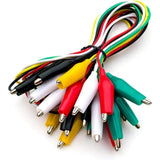 10 Pcs Alligator Clips Electrical with Wires,Dual Ended Insulators Cable for Electric Circuit Connection, DIY School Experiments In Australia - Darrahopens