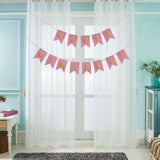 2 pcs Birthday Banner Sign Happy Birthday Bunting Banner Garland for Kids Girl Woman Birthday Tea Party Decorations Bunting