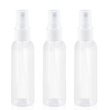 3Pack Small Spray Bottle 50ml, Clear Plastic Mini Spray Bottle, Empty Travel Spray Bottle for Face, Toner, Liquids, Essential Oils