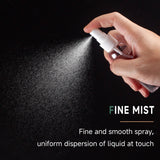 3Pack Small Spray Bottle 50ml, Clear Plastic Mini Spray Bottle, Empty Travel Spray Bottle for Face, Toner, Liquids, Essential Oils