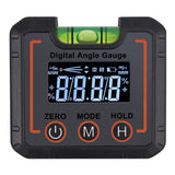 Digital Angle Finder Magnetic & Level Bubble Vial 4 X 90°Angle Gauge Inclinometer, Mini Level Bevel Gauge Protractor