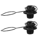 Inflatable Boat Air Valve,2PCS Inflatable Boat Replacement Caps Boat Spiral Air Plugs 0ne-Way Inflation Replacement (22mm) In Australia - Darrahopens