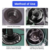 Inflatable Boat Air Valve,2PCS Inflatable Boat Replacement Caps Boat Spiral Air Plugs 0ne-Way Inflation Replacement (22mm) In Australia - Darrahopens