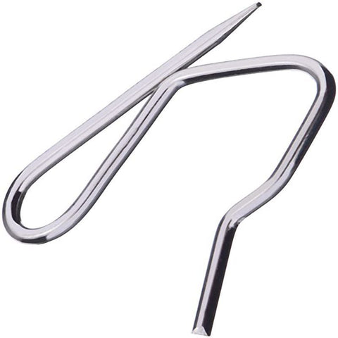 10Pcs Metal Curtain Hooks, Drapery Pins Hooks for Pleated Drapes, Curtains Pinch Pleat Curtain Hangers Hook
