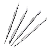 Remover Stainless Steel Professional 4pcs Set Cuticle Scraper Fingernails & Toenails Clean Manicure Tools Cuticle Care In Australia - Darrahopens