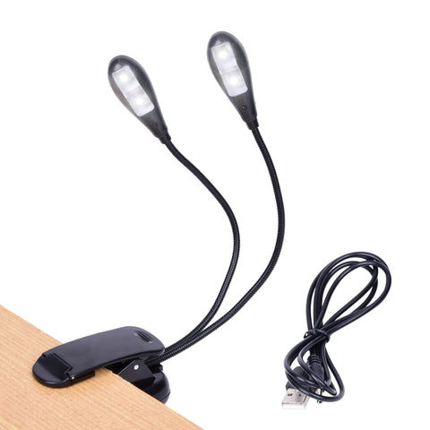 Music Stand Light Clip on LED Book Lights, Reading Lamp in Bed, Ideal for Musician, Piano Player, Kids, Travel (Dual Arm) In Australia - Darrahopens