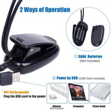 Music Stand Light Clip on LED Book Lights, Reading Lamp in Bed, Ideal for Musician, Piano Player, Kids, Travel (Dual Arm) In Australia - Darrahopens