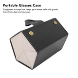 Sunglass Eyeglass Organizer Collector 5 slot PU Eyeglasses Storage Case Box Multiple Hanging Eyewear Displa