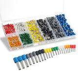 800PCS Wire Ferrules, Insulated Ferrule Crimp Pin Terminal Kit for Electrical Projects, AWG 24-10, 8 Sizes In Australia - Darrahopens