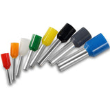 800PCS Wire Ferrules, Insulated Ferrule Crimp Pin Terminal Kit for Electrical Projects, AWG 24-10, 8 Sizes