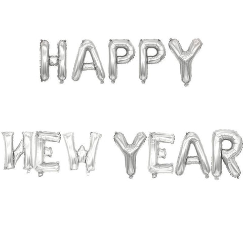 New Year's Eve Party Decoration, Happy New Year Balloon Banner, 16 Inch Foil Balloons for New Year, New Years Eve Party In Australia - Darrahopens