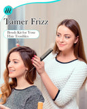 Hair Styling Brush Set - Slick Back Comb, Edge Control Brush, Rat Tail Comb for Smooth Styling, Frizz Taming (3 Pieces) In Australia - Darrahopens