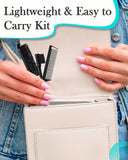 Hair Styling Brush Set - Slick Back Comb, Edge Control Brush, Rat Tail Comb for Smooth Styling, Frizz Taming (3 Pieces)
