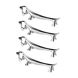 4 Pieces Chopsticks Holder Sliver Chopstick Rest Pillow Zinc Alloy Chopstick Rack Stand for Spoon Fork Knife (Dachshund） In Australia - Darrahopens