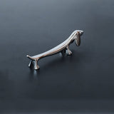 4 Pieces Chopsticks Holder Sliver Chopstick Rest Pillow Zinc Alloy Chopstick Rack Stand for Spoon Fork Knife (Dachshund） In Australia - Darrahopens