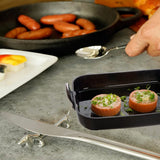 4 Pieces Chopsticks Holder Sliver Chopstick Rest Pillow Zinc Alloy Chopstick Rack Stand for Spoon Fork Knife (Dachshund） In Australia - Darrahopens