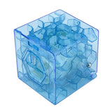 Money Maze Puzzle Box, Money Maze Box for Cash Funny Maze Money Box Blue Translucent Money Box for Cash Gift Money