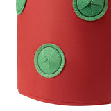 Grow Bags 3 Gallon for Strawberry Vegetables 12 Planting Holes, Sturdy Hanging Handle Thickened Breathable Felt Cloth