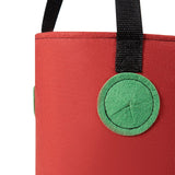 Grow Bags 3 Gallon for Strawberry Vegetables 12 Planting Holes, Sturdy Hanging Handle Thickened Breathable Felt Cloth