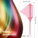 3-Pack Hair Styling Comb Set, Professional Anti-Static Hairdressing Tips Comb, Split Teeth Design for Combing and Dyeing In Australia - Darrahopens