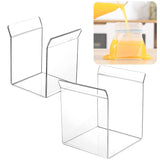 Ziplock Bag Holder,Baggy Rack Holder for Food Prep Bag,Food Storage Bag Stand,Hands-Free to Pour Leftovers (2 Pack) In Australia - Darrahopens
