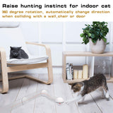 Pet Cat Toy Led Light Free Ball USB Charging Smart Funny Cat Toy Automatic Rolling Ball Motorized Entertainment