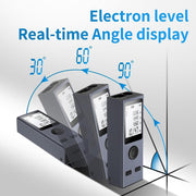Mini Distance Measurement Tool, 98.42Ft/30M, ±2mm Accuracy, M/in/Ft Unit Switching, Distance/Area Durable Easy to Use