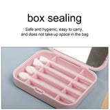 4pcs Silicone Makeup Brush Set Reusable Portable Eyeshadow Brush with HD Mirror ABS Material for Makeup Travel In Australia - Darrahopens