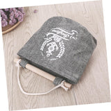 4 Pcs Storage Bag Cotton Linen Hanging Bag Mini Hanging Bag Wall Hanging Pouch Kitchen Wall Organizer Door Back Organizer