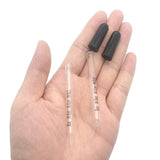 12pcs 1ml Eye Dropper,6pcs Straight Tip Glass Droppers and 6pcs Bent Tip Measured Dropper,for Accurate Easy Dose and Measurement
