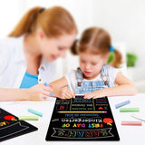 12 x 10 Inch Double Sided 1st Day of School Board Sign Reusable Wood Chalk Board for Kids Back to School Supplies In Australia - Darrahopens