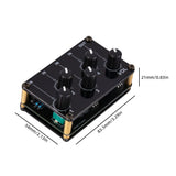 Audio Mixer, 4 Input 1 Output Mini Low Noise Sound Board Console Portable Passive Stereo Audio Mixer Mini Stereo Live Studio