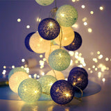 20 Cotton Ball String Fairy Lights Kids Bedroom,Home,Decor,Boys Girls Plug in Light ，Cotton Ball LEDs String Lights Fairy Lights In Australia - Darrahopens