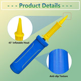 Hand Air Pump Hand Balloon Pump Portable Balloon Pump Balloon Hand Pump Hopper Ballon Pump Inflator Blower Blue