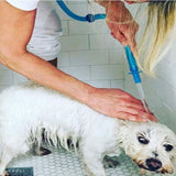 Pet Shower Hose: Slip-On Dog Wash Hose Attachment for Shower & Sink - Pet Bather, Includes Spare Connector