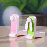 2 pcs Personal Handheld Fan, Mini Portable Pocket Fan, Little Folding Fans USB Rechargeable for Woman Girls Makeup Outdoor Travel