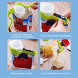 Bag Clips for Food,Snack Clips for Bags Reusable Bread Clips,Color Office Paper Clips,Kitchen Clips,Office Kitchen
