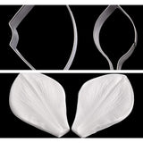 2 pcs Floral Veining Molds and Fondant Cutters Gumpaste Daffodil Making Tools Set for Decorating Cakes