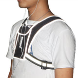Running Vest Phone Holder Adjustable Reflective Running Vests Chest Phone Holder with Water Bottle Pocket & Fixing Rope Sports In Australia - Darrahopens